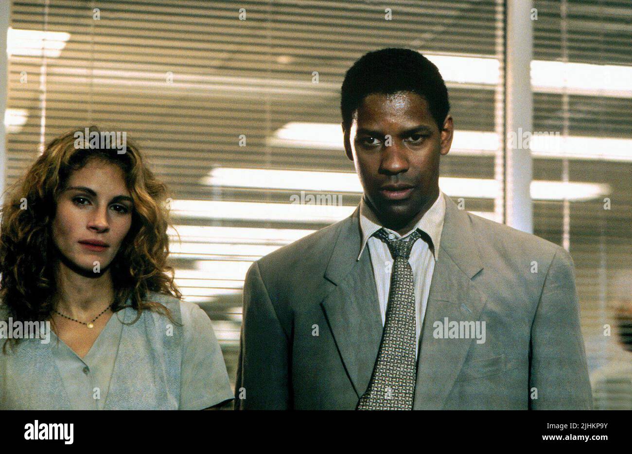 JULIA ROBERTS, Denzel Washington, le Pelican Brief, 1993 Banque D'Images