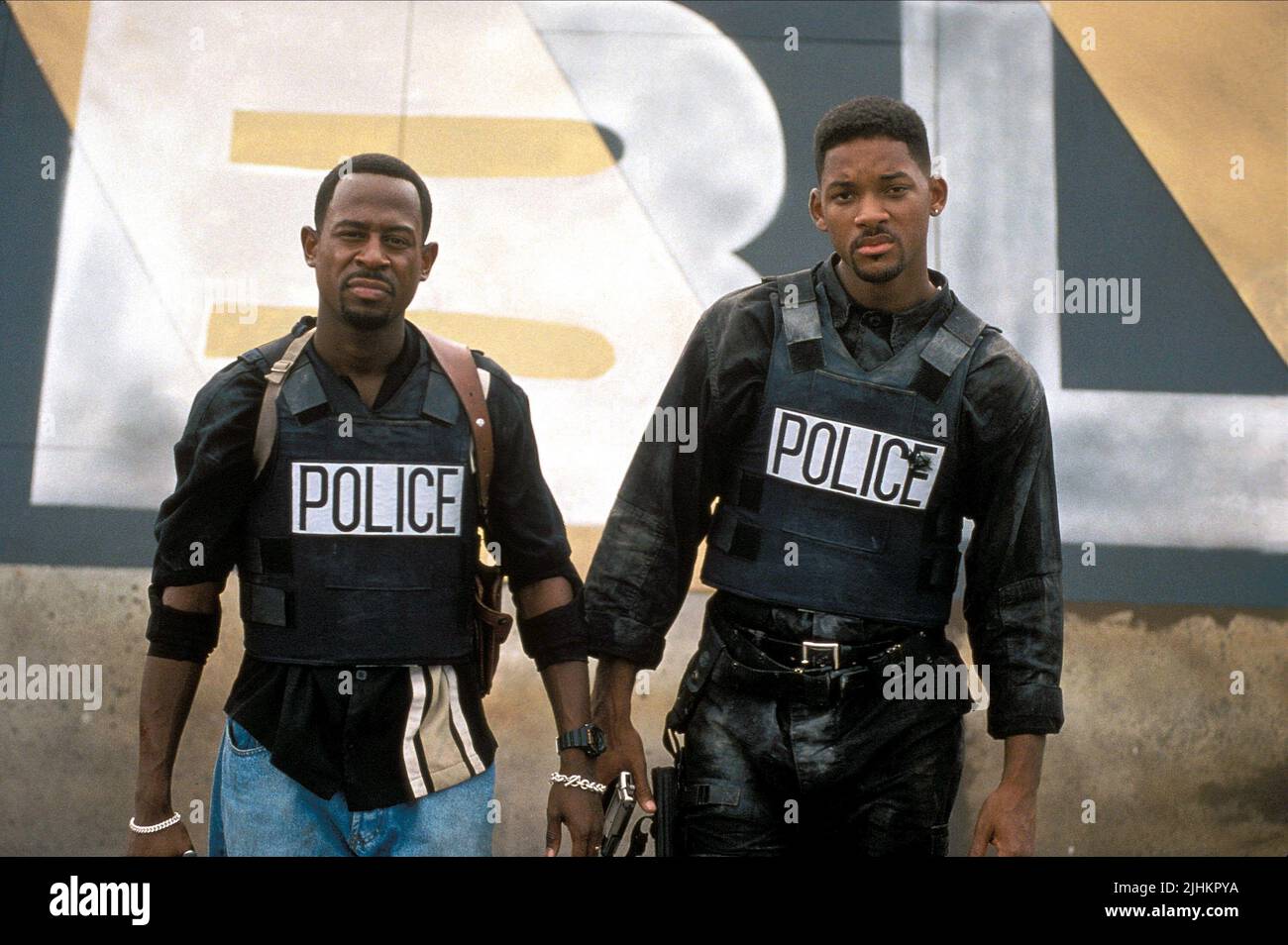 MARTIN LAWRENCE, Will Smith, Bad Boys, 1995 Banque D'Images