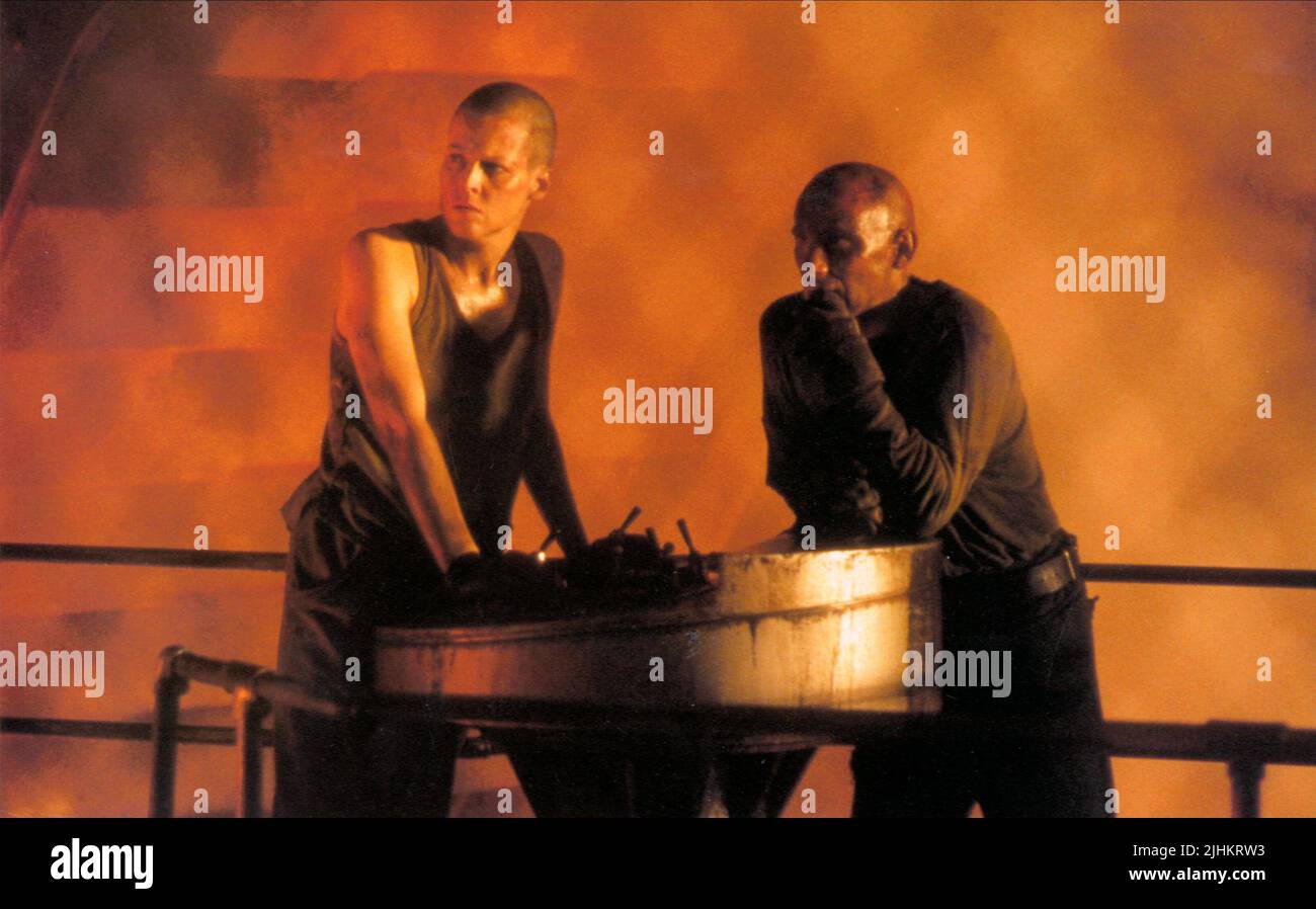 SIGOURNEY WEAVER, Alien 3, 1992 Banque D'Images
