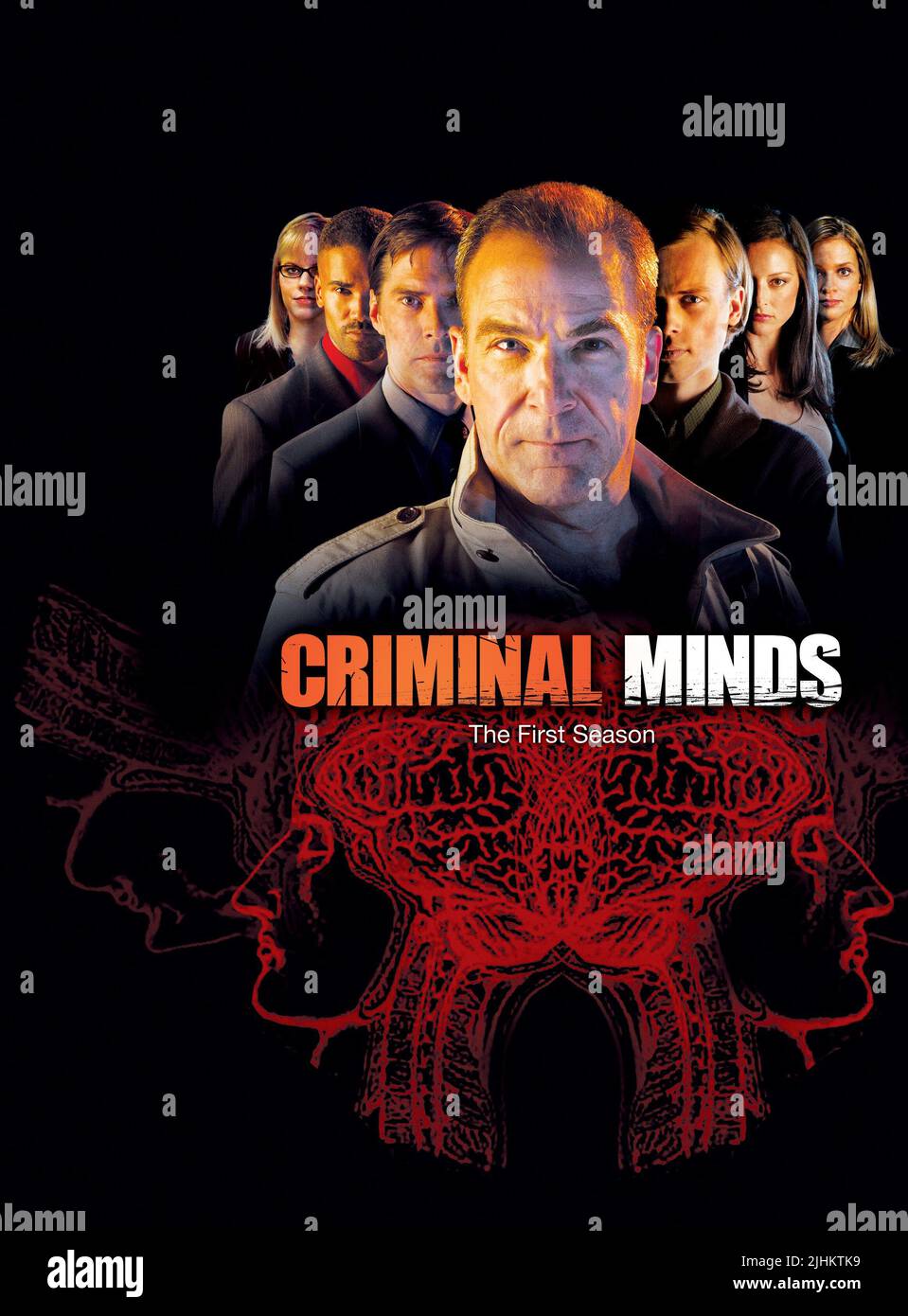 KIRSTEN VANGSNESS, SHEMAR MOORE, THOMAS GIBSON, MANDY PATINKIN, MATTHEW GRAY GUBLER, LOLA GLAUDINI, A.J. CUISINIER, ESPRITS CRIMINELS, 2005 Banque D'Images