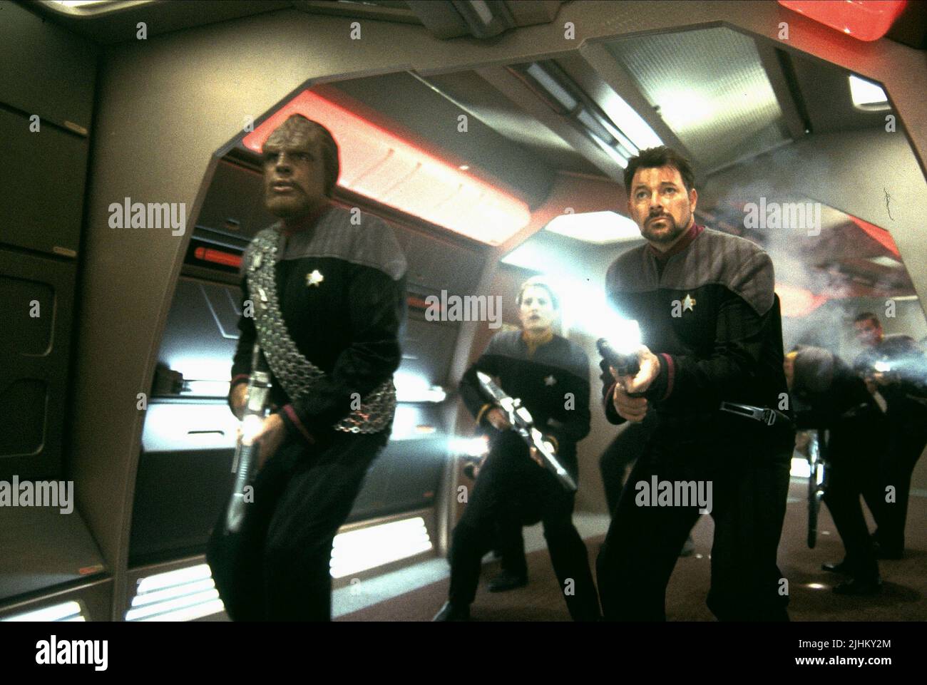 MICHAEL DORN, Jonathan Frakes, Star Trek : Nemesis, 2002 Banque D'Images