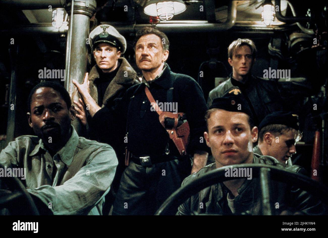 TERRENCE 'T.C.' CARSON, MATTHEW MCCONAUGHEY, Harvey Keitel, U-571, 2000 Banque D'Images