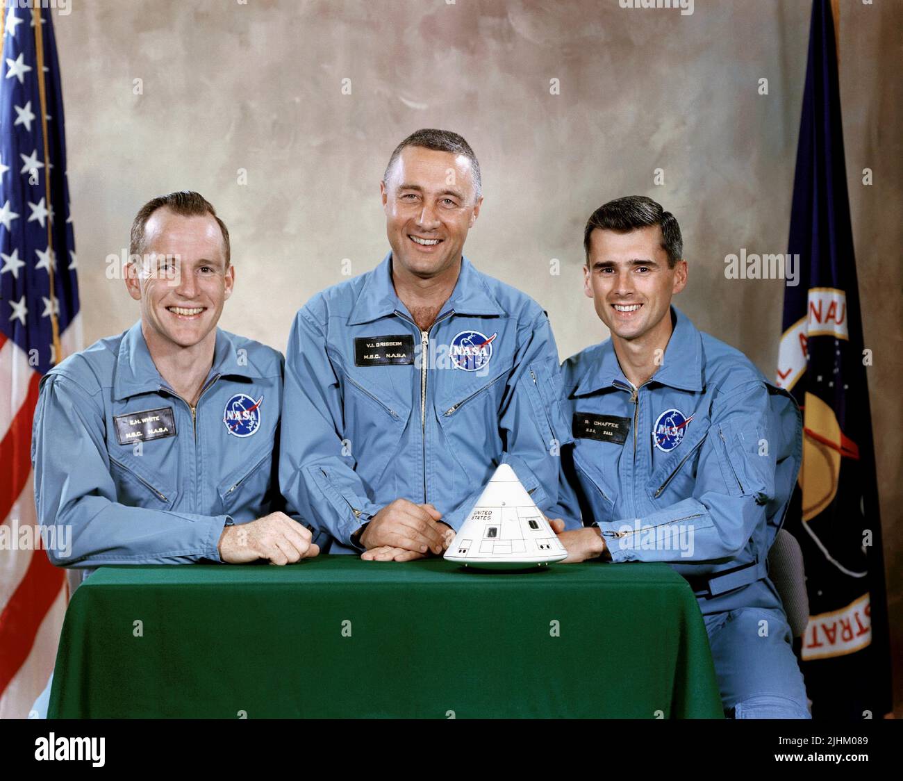 GUS Grissom, Ed White, ROGER CHAFEE, APOLLO 11 : the untold story, 2006 Banque D'Images