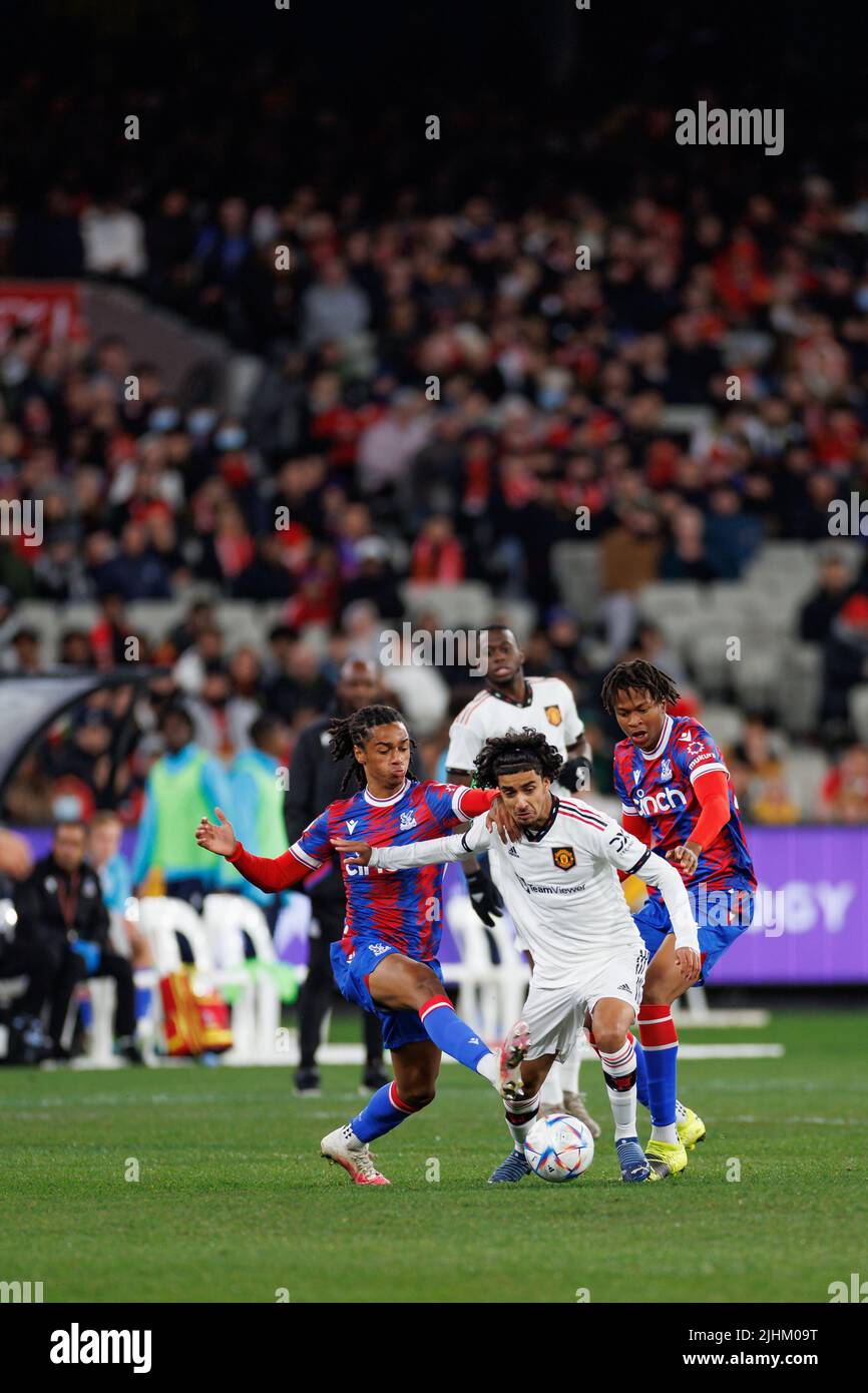 Melbourne, Australie, 19 juillet 2022. Manchester United contre Crystal Palace au Melbourne Cricket Ground (MCG) le 19 juillet 2022. Crédit: Corleve/Alay stock photo Banque D'Images