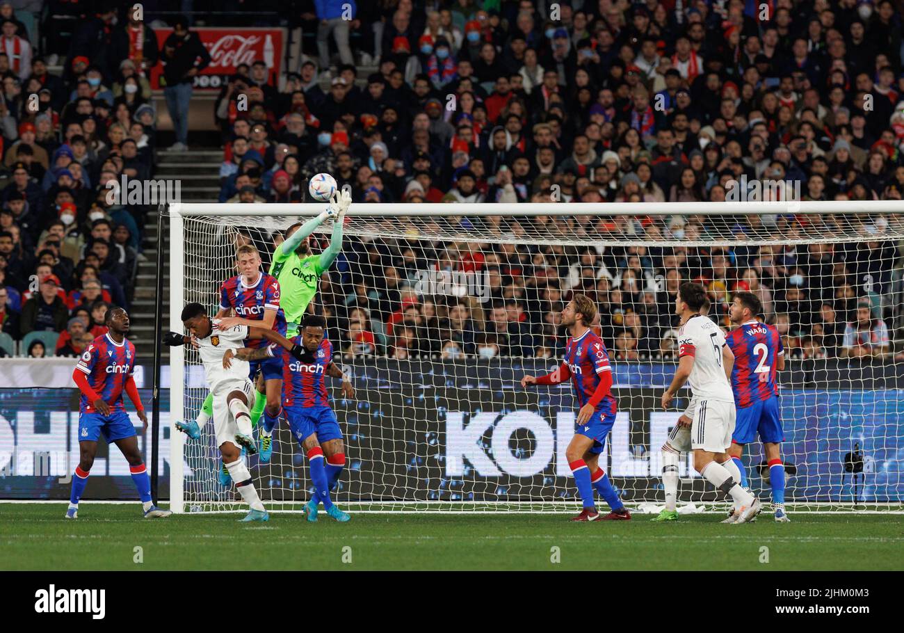 Melbourne, Australie, 19 juillet 2022. Manchester United contre Crystal Palace au Melbourne Cricket Ground (MCG) le 19 juillet 2022. Crédit: Corleve/Alay stock photo Banque D'Images