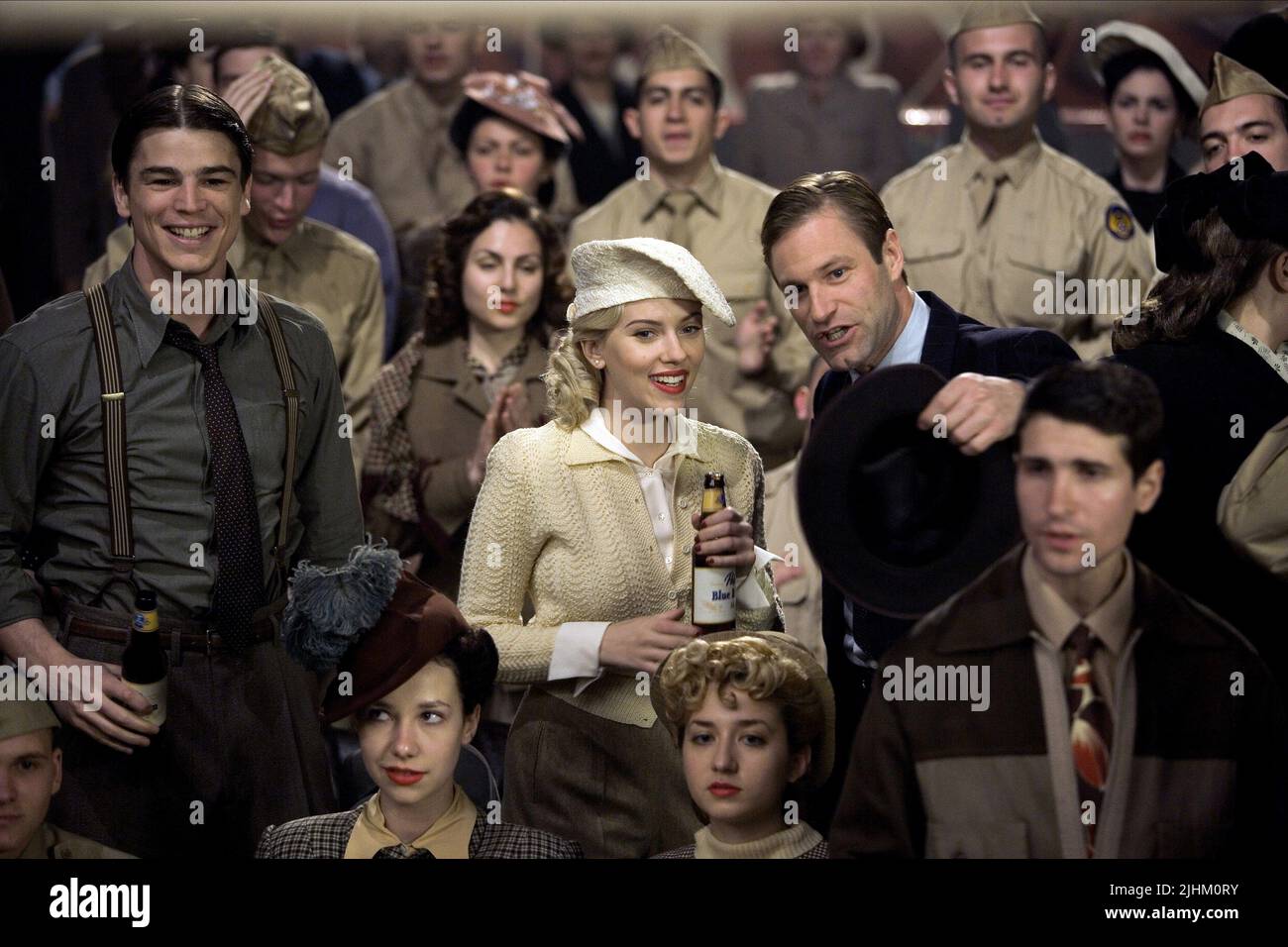 JOSH HARTNETT, Scarlett Johansson, Aaron Eckhart, LE DAHLIA NOIR, 2006 Banque D'Images