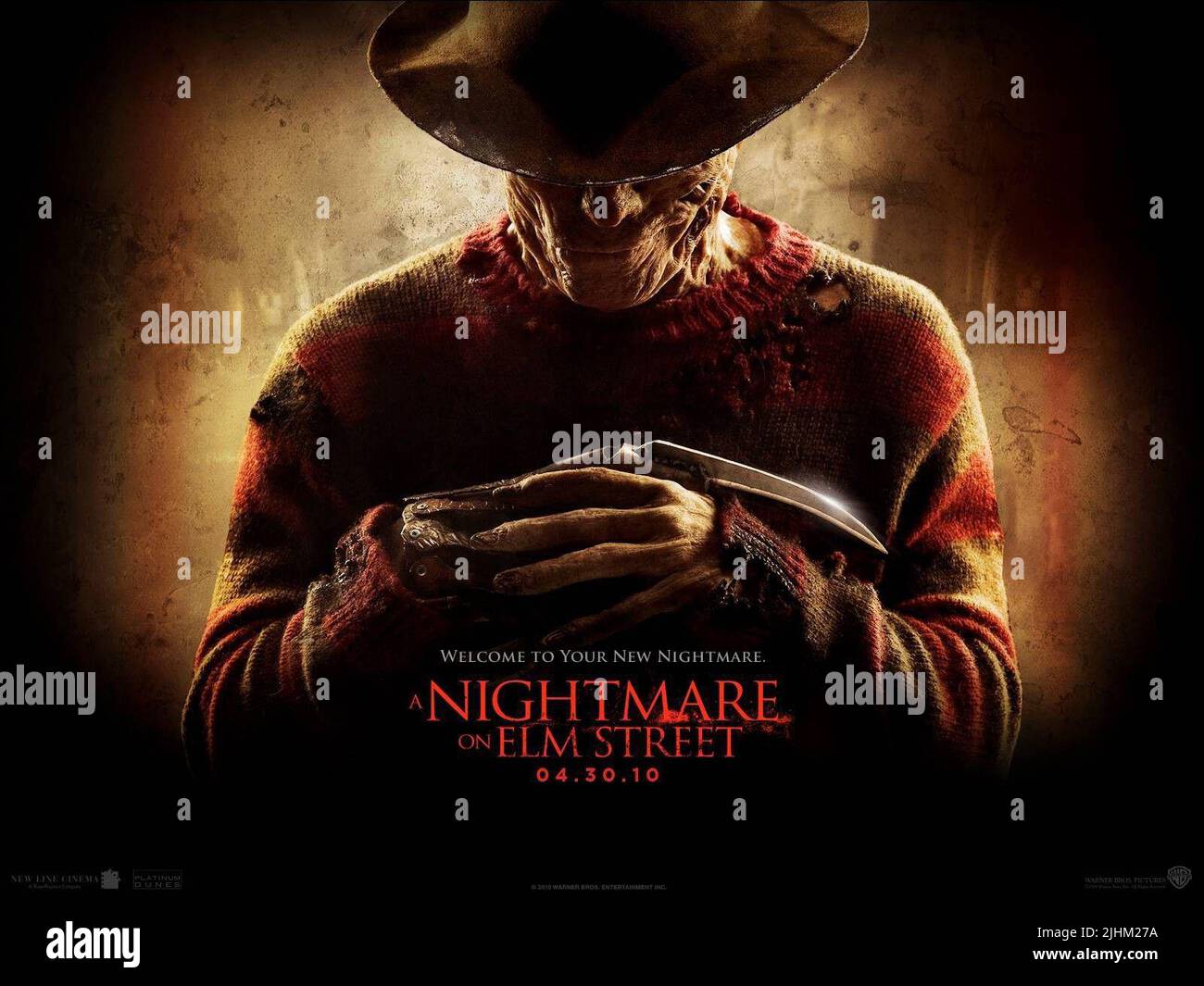 AFFICHE JACKIE EARLE HALEY, UN CAUCHEMAR SUR LA RUE ELM, 2010 Banque D'Images