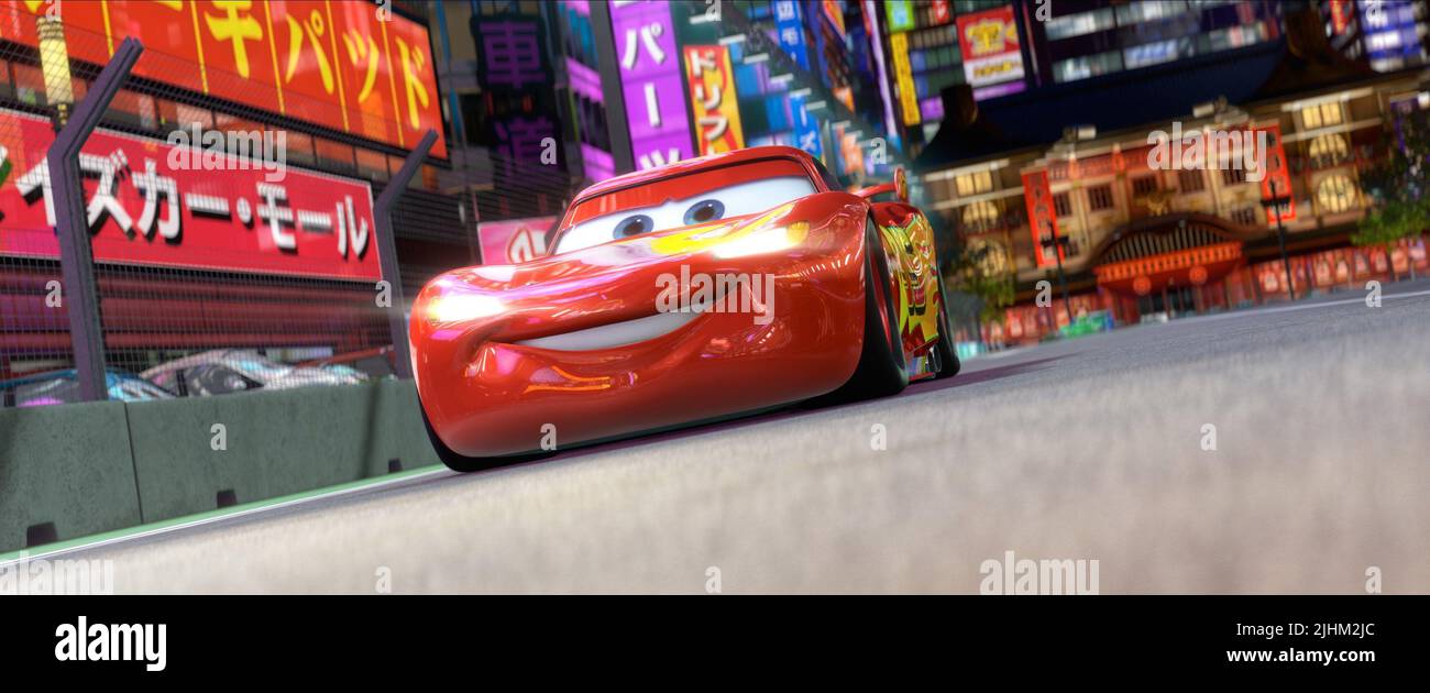 LIGHTNING MCQUEEN, CARS 2, 2011 Banque D'Images
