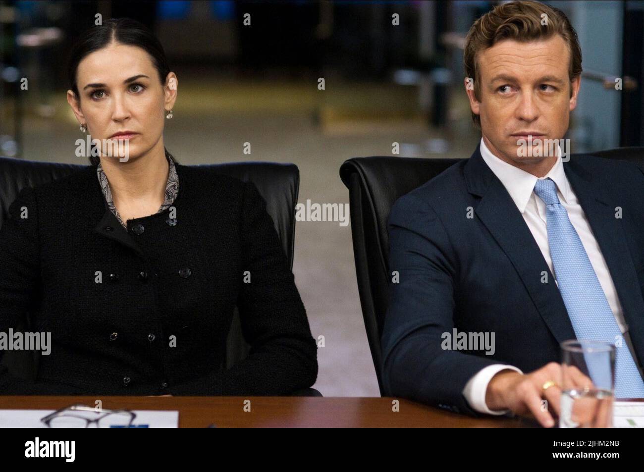 DEMI MOORE, Simon Baker, appel de marge, 2011 Banque D'Images