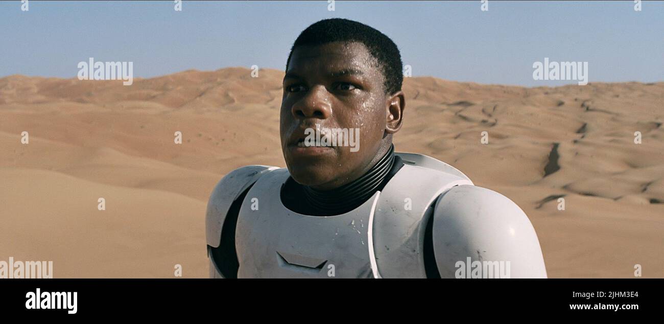 JOHN BOYEGA, Star Wars : Episode VII - LA FORCE se réveille, 2015 Banque D'Images