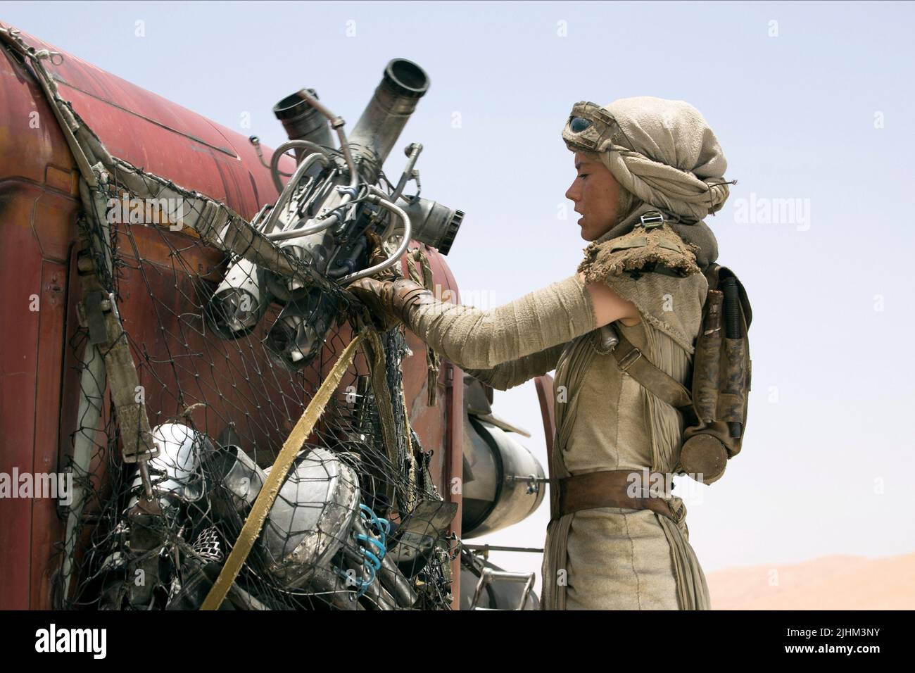 DAISY RIDLEY, Star Wars : Episode VII - LA FORCE se réveille, 2015 Banque D'Images