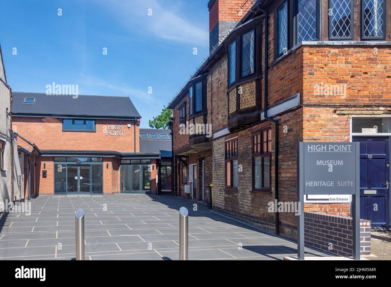 High point Museum, Bell Street, Lutterworth, Leicestershire, Angleterre, Royaume-Uni Banque D'Images