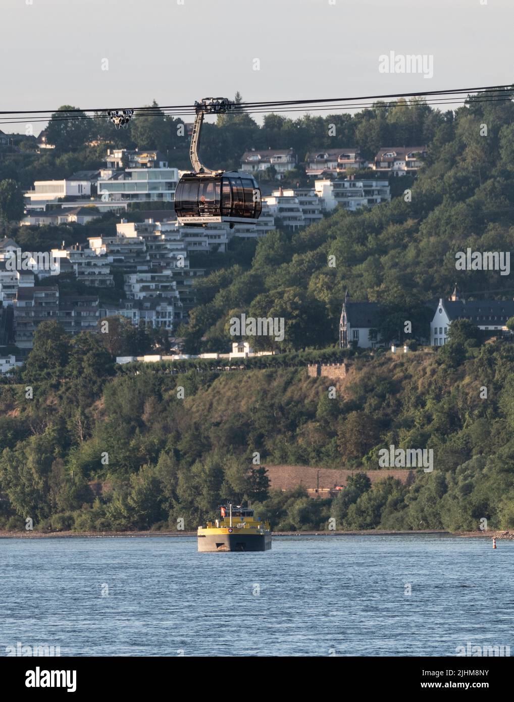 Ville de Koblenz à Rheinland Pfalz, Allemagne Banque D'Images