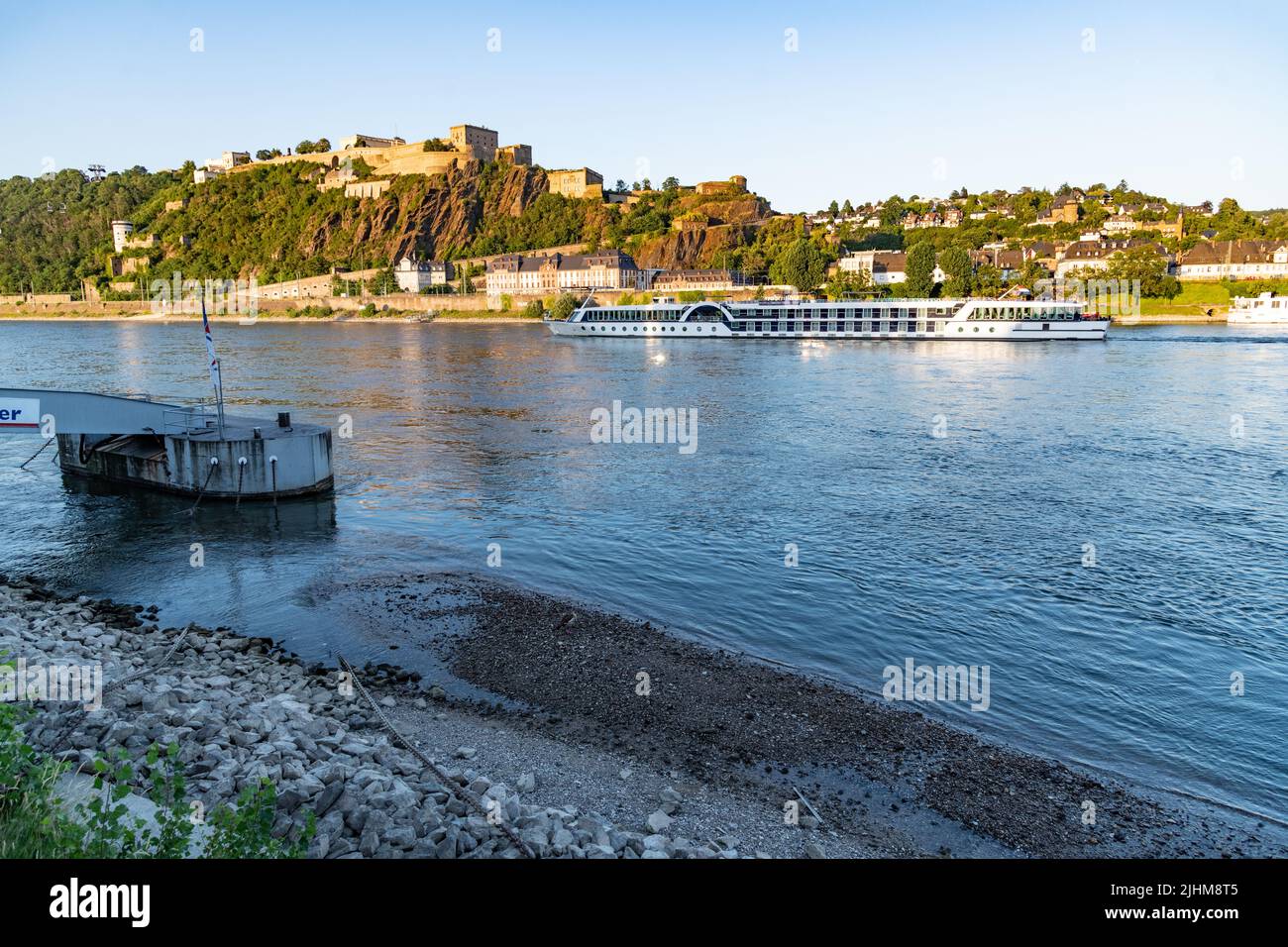 Ville de Koblenz à Rheinland Pfalz, Allemagne Banque D'Images