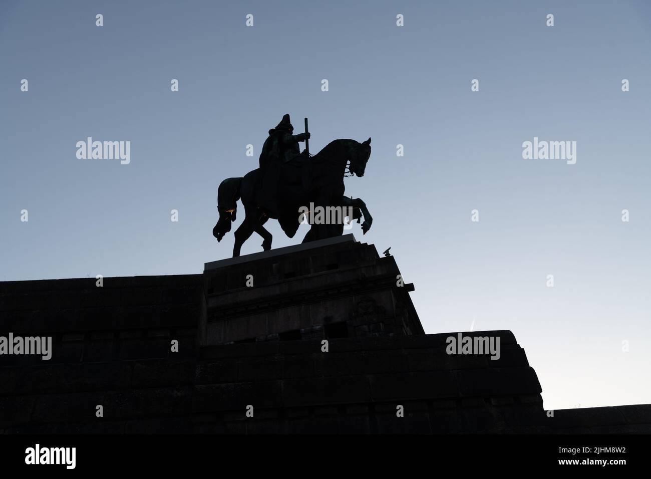 Ville de Koblenz à Rheinland Pfalz, Allemagne Banque D'Images