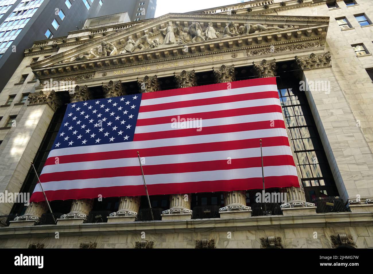 New York stock Exchange, NYSE, « The Big Board », Financial District, Lower Manhattan, New York City (NYC), État de New York, États-Unis, Amérique du Nord Banque D'Images