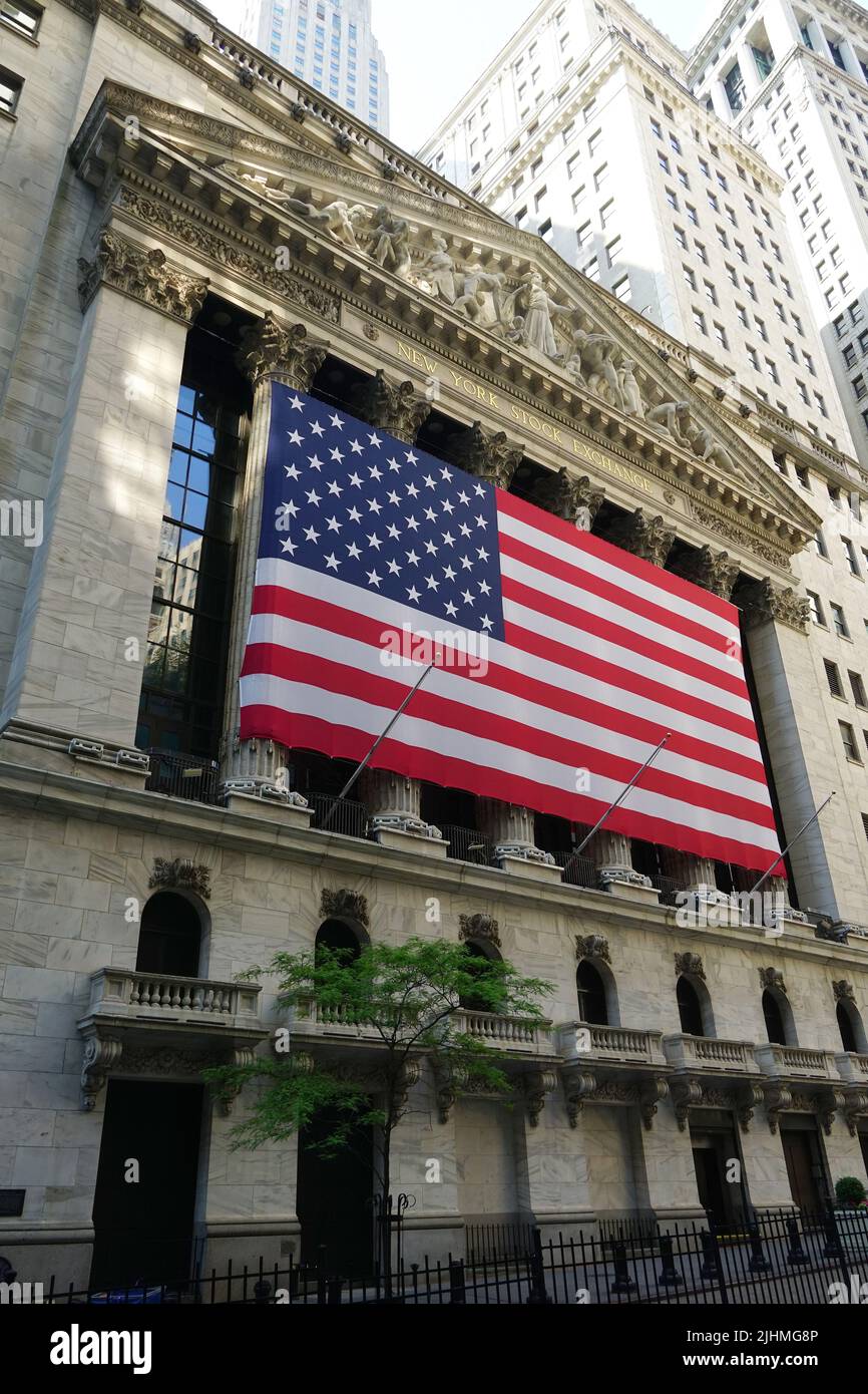 New York stock Exchange, NYSE, « The Big Board », Financial District, Lower Manhattan, New York City (NYC), État de New York, États-Unis, Amérique du Nord Banque D'Images