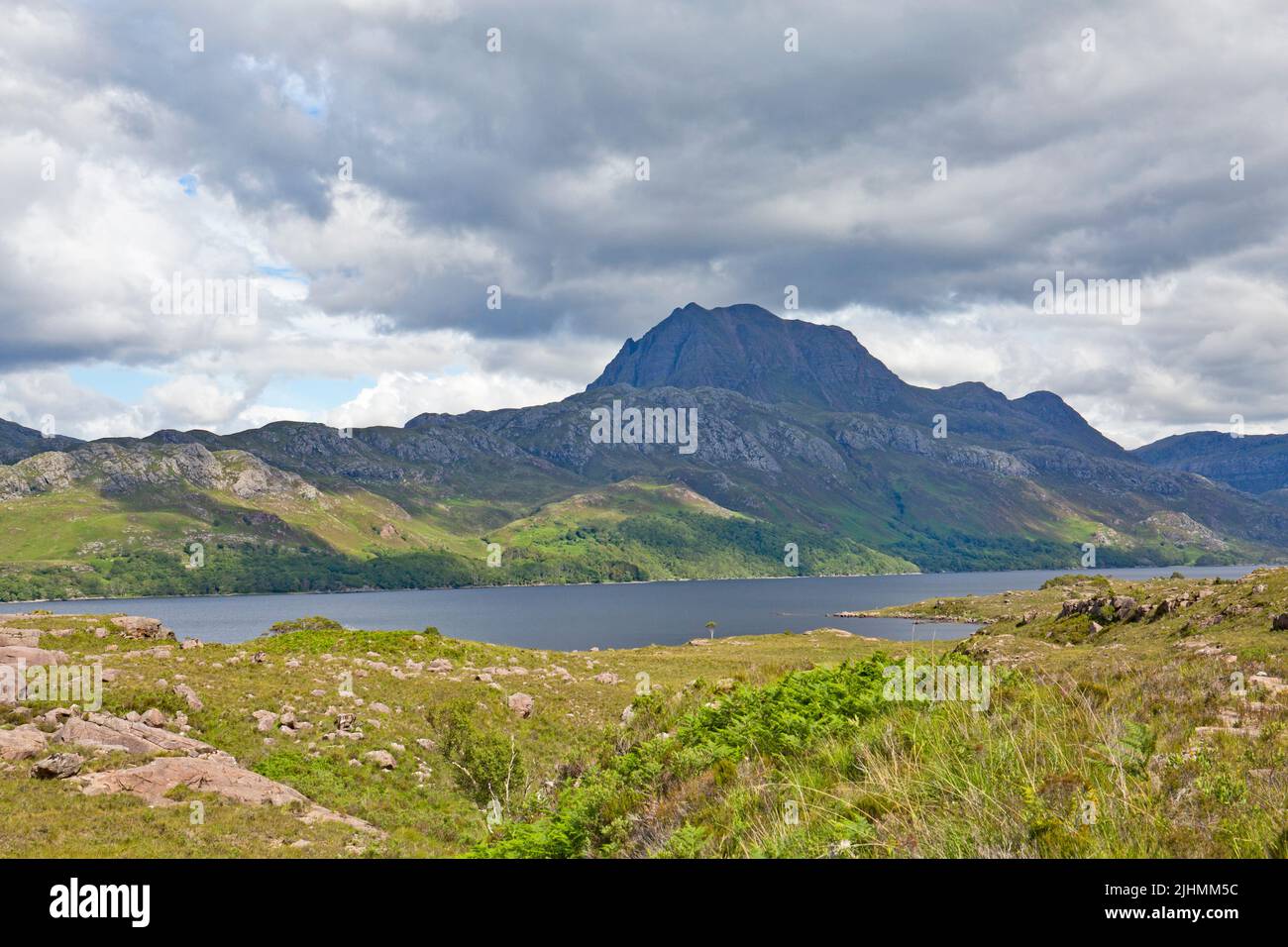 Et Slioch Loch Maree, Wester Ross, Scotland Banque D'Images
