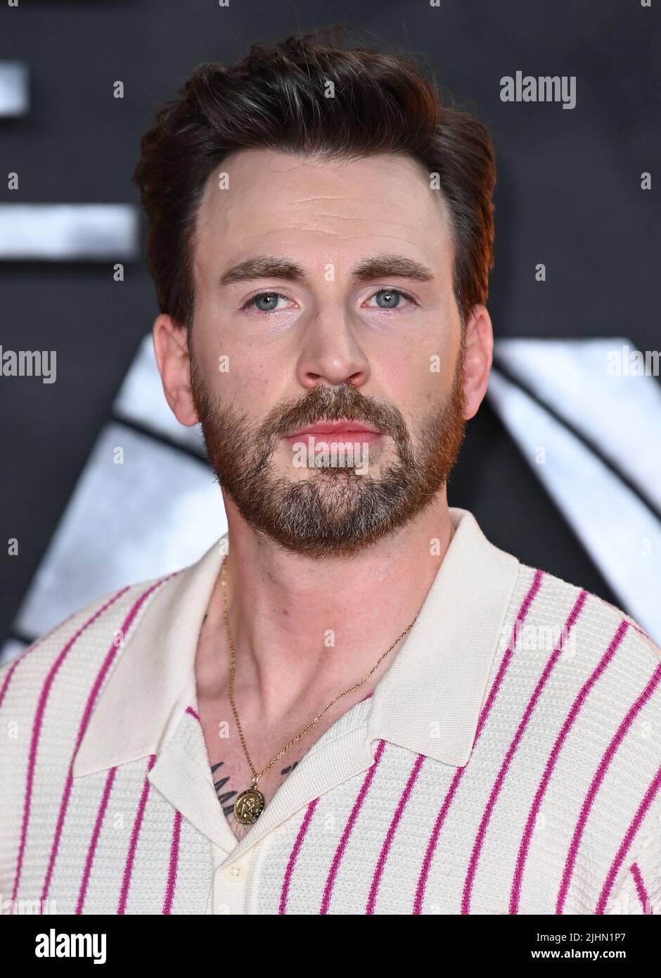 19 juillet 2022. Londres, Royaume-Uni. Chris Evans arrive au Gray Man Special screening, BFI Southbank, Londres. Crédit : Doug Peters/EMPICS/Alamy Live News Banque D'Images