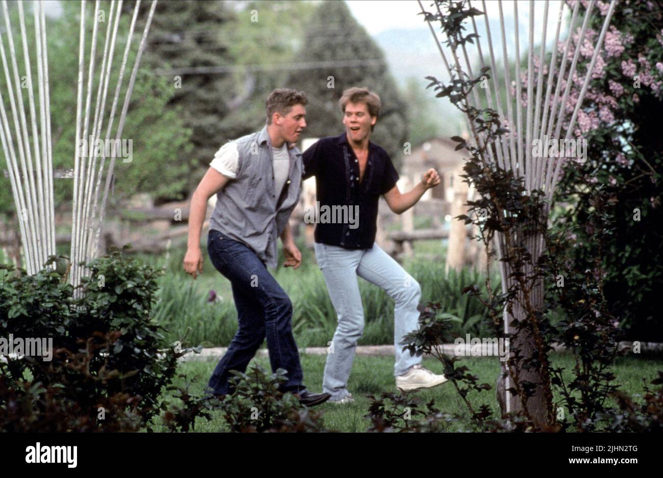 CHRIS PENN, Kevin Bacon, Footloose, 1984 Banque D'Images