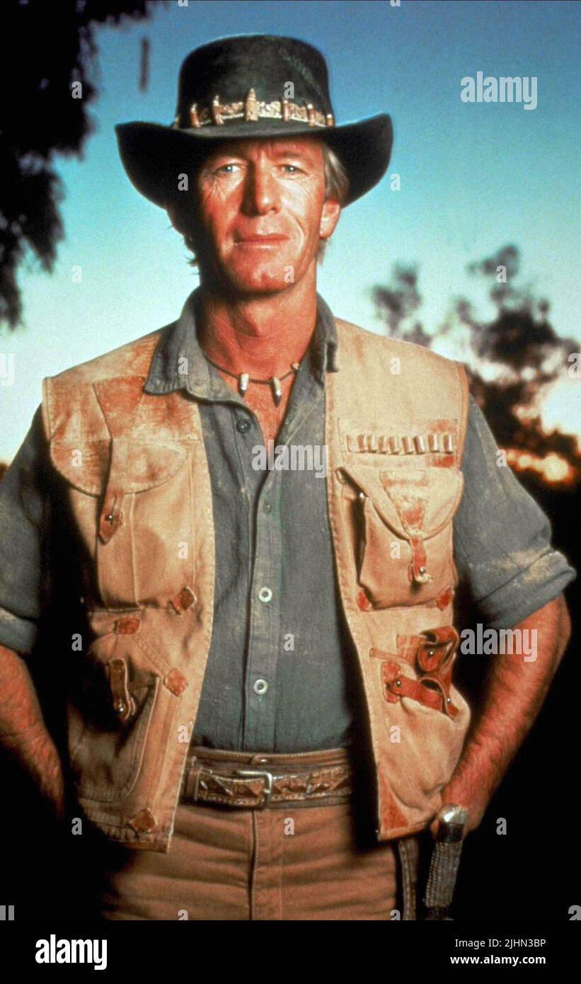 PAUL HOGAN, crocodile dundee, 1986 Banque D'Images