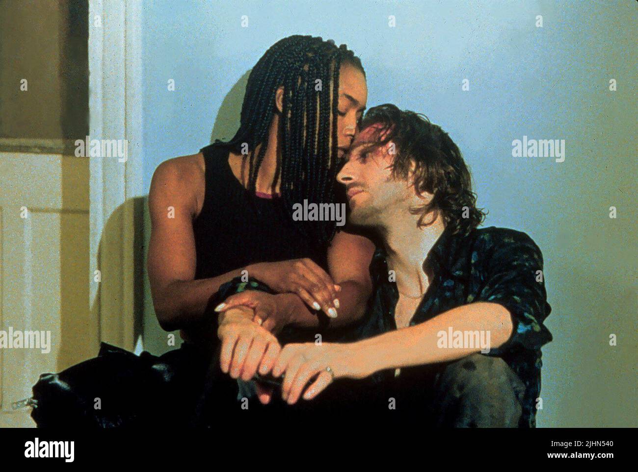 ANGELA BASSETT, Ralph Fiennes, Strange Days, 1995 Banque D'Images