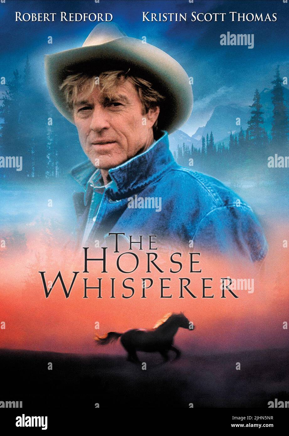 ROBERT REDFORD, LE CHEVAL WHISPERER, 1998 Banque D'Images