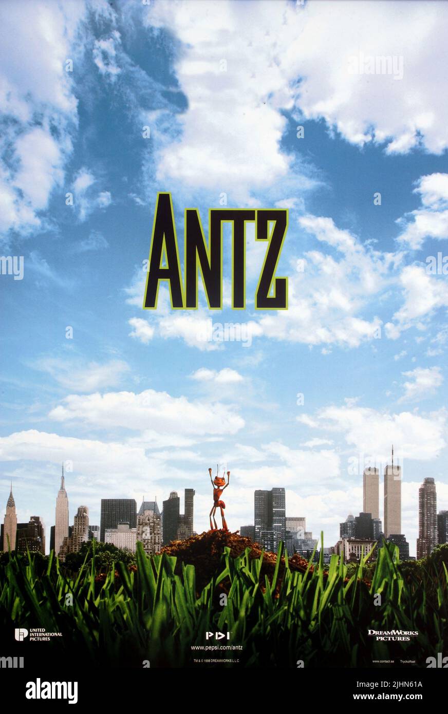 Z, NEW YORK SKYLINE POSTER, ANTZ, 1998 Banque D'Images