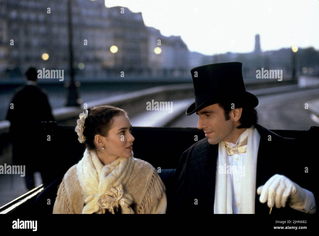 WINONA RYDER, DANIEL DAY-LEWIS, L'ÂGE DE L'INNOCENCE, 1993 Banque D'Images