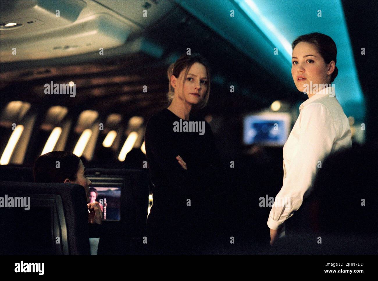 JODIE FOSTER, ERIKA CHRISTENSEN, FLIGHTPLAN, 2005 Banque D'Images