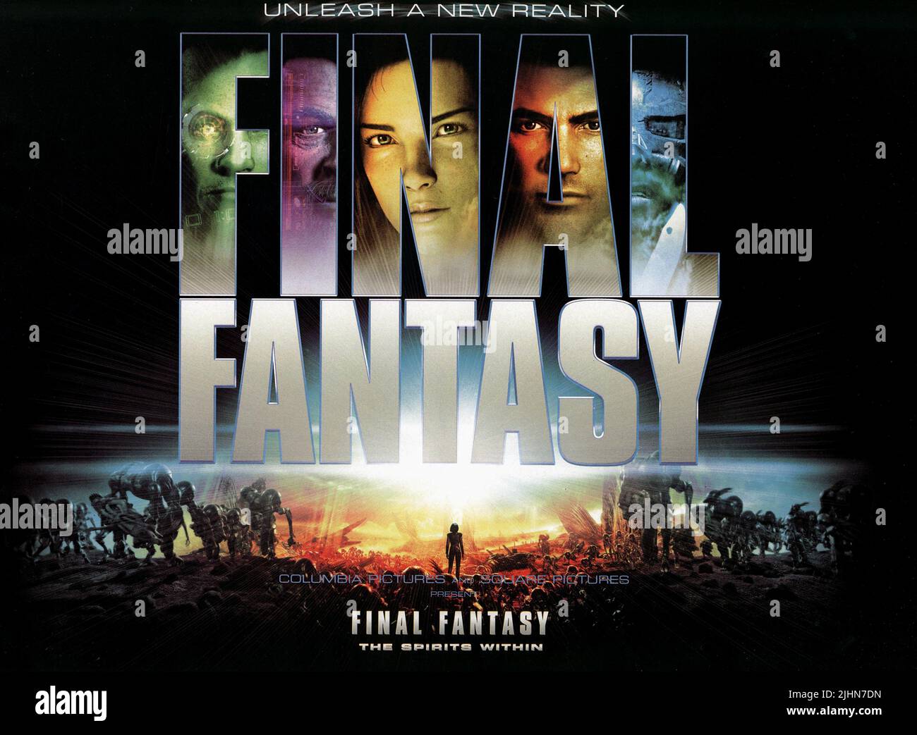 POSTER DE FILM, FINAL FANTASY: THE SPIRIT IN, 2001 Banque D'Images