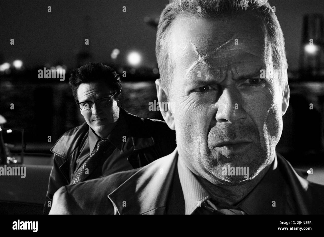 Bruce willis sin city Banque d images noir et blanc Alamy