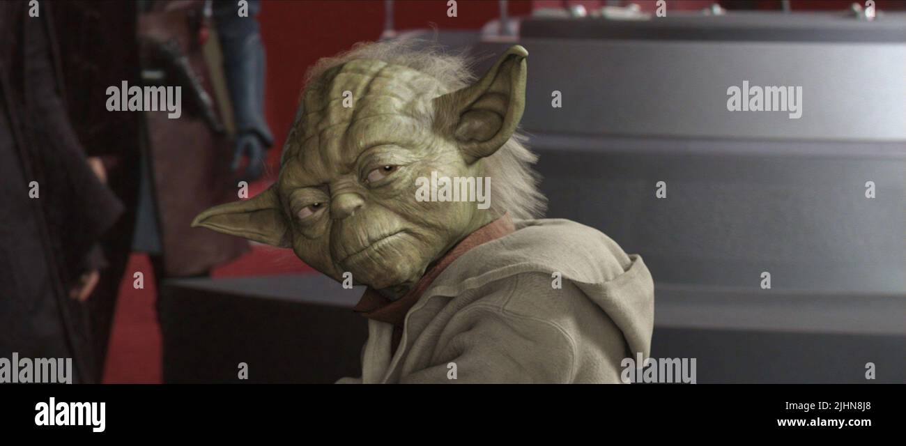 YODA, Star Wars : Episode II - L'ATTAQUE DES CLONES, 2002 Banque D'Images