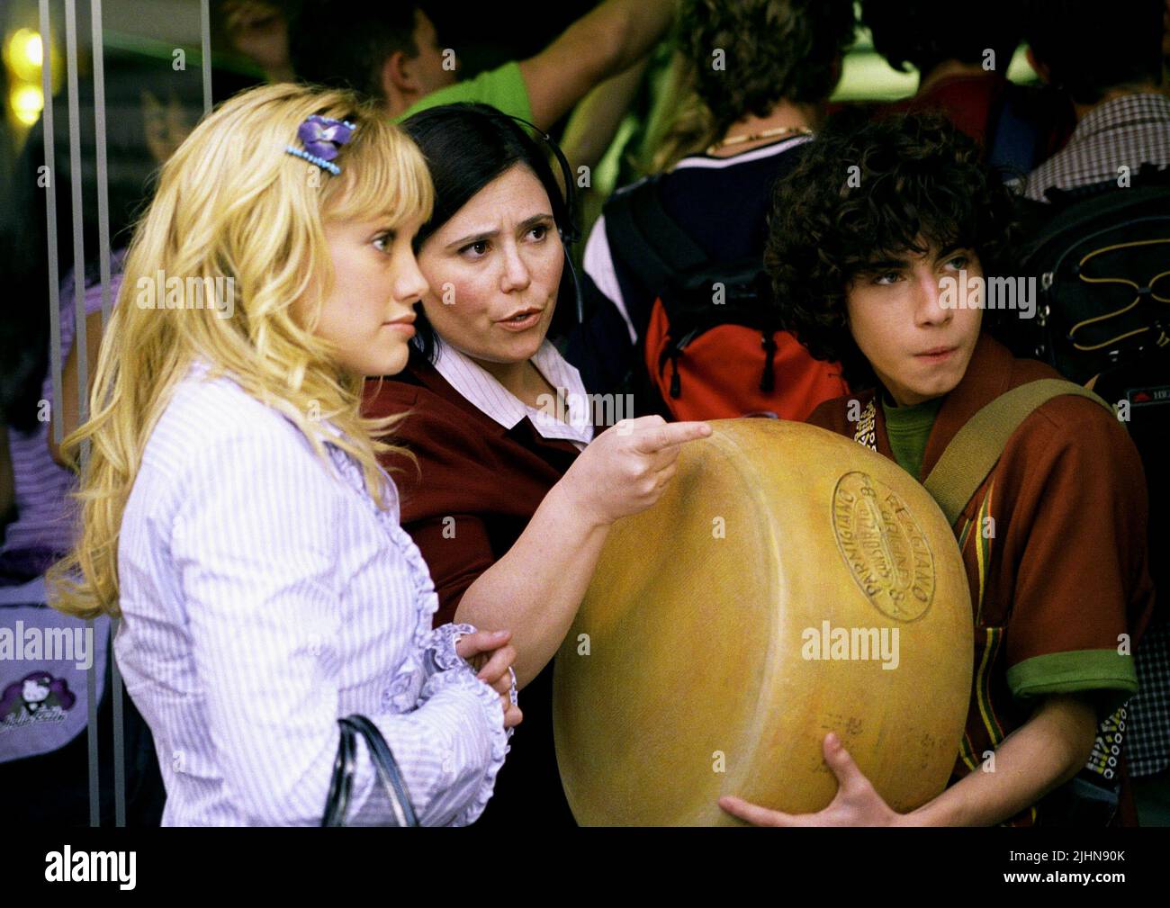 HILARY DUFF, Alex Borstein, ADAM LAMBERG, LIZZIE MCGUIRE LE FILM, 2003 Banque D'Images