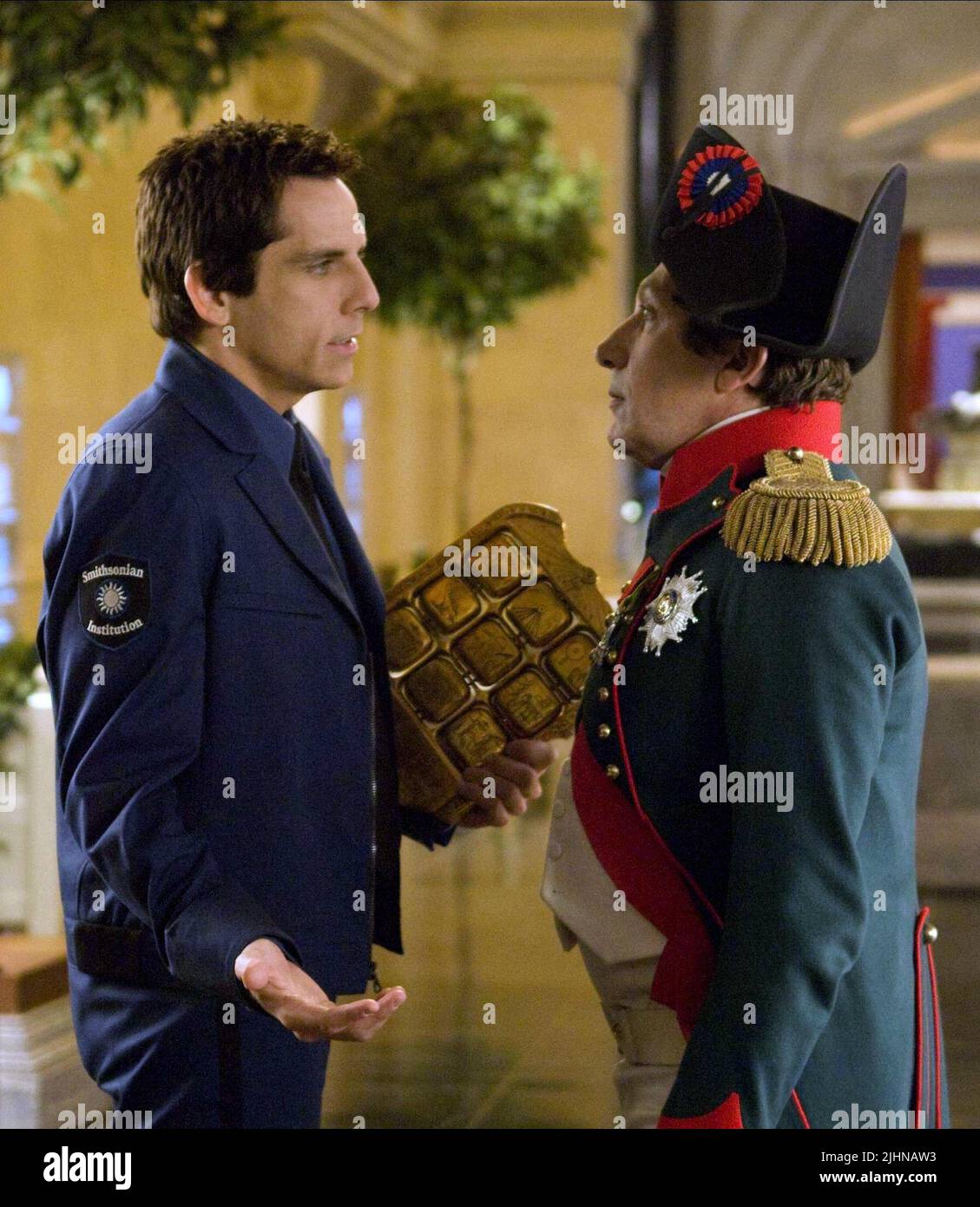 BEN STILLER, Alain CHABAT, LA NUIT AU MUSÉE : LA BATAILLE DU Smithsonian, 2009 Banque D'Images