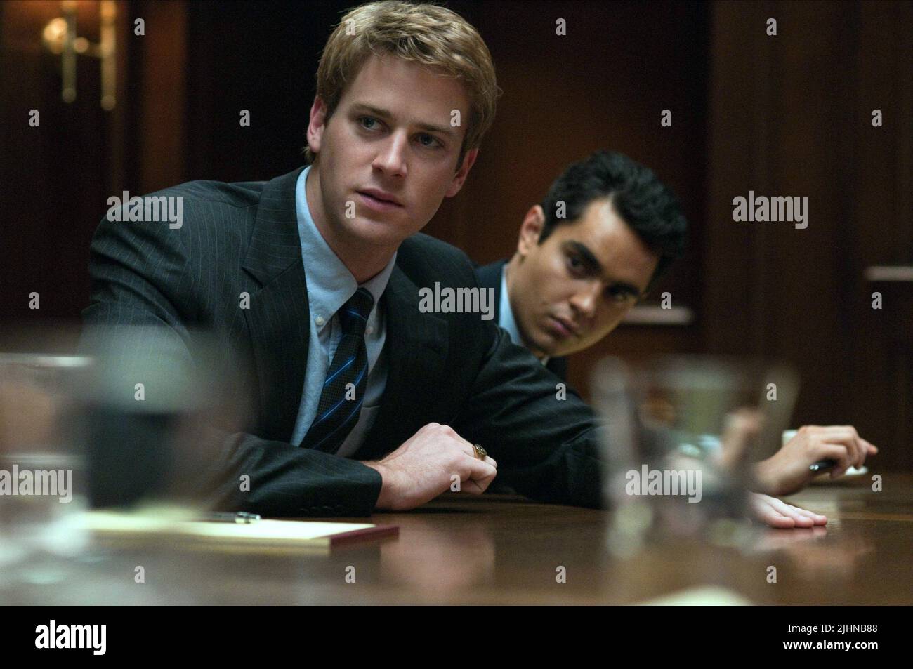 ARMIE HAMMER, MAX MINGHELLA, LE RÉSEAU SOCIAL, 2010 Banque D'Images