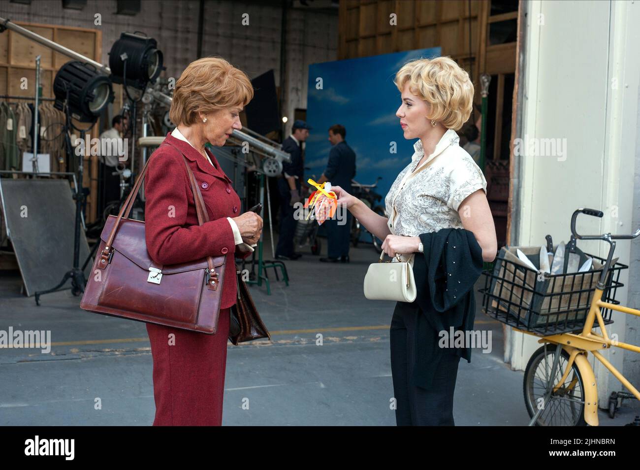 HELEN MIRREN, Scarlett Johansson, Hitchcock, 2012 Banque D'Images