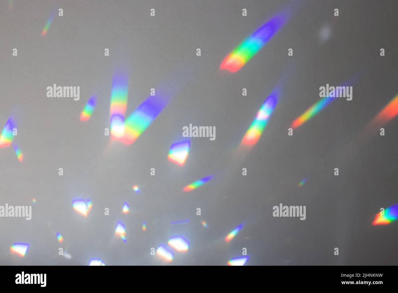 Spectre lumineux prisme incrustation photo ; effet arc-en-ciel Banque D'Images