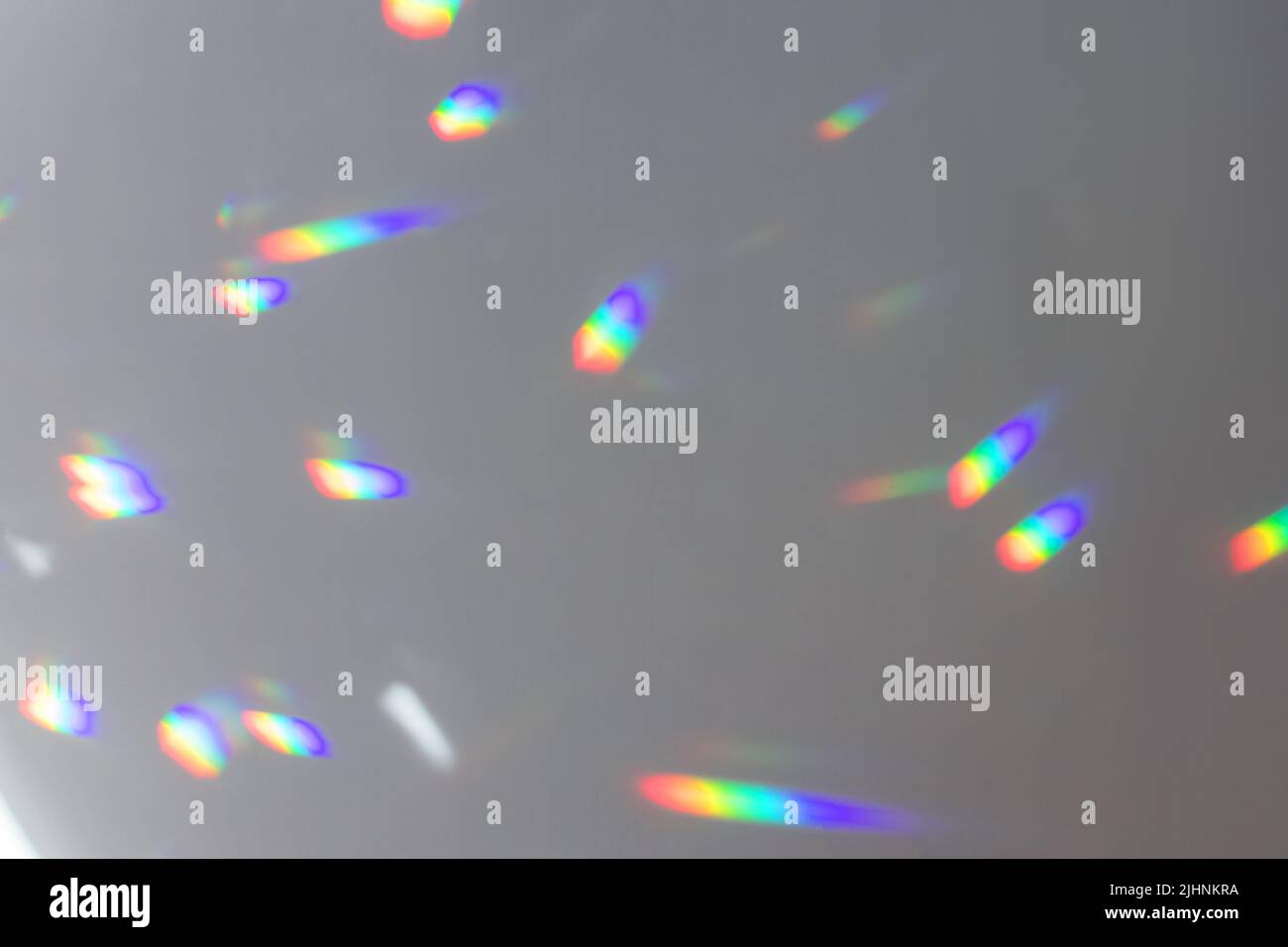 Spectre lumineux prisme incrustation photo ; effet arc-en-ciel Banque D'Images