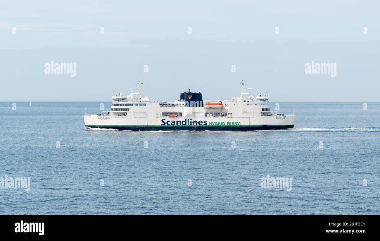 Scandlines car and Passenger Ferry entre l'Allemagne et le Danemark Banque D'Images