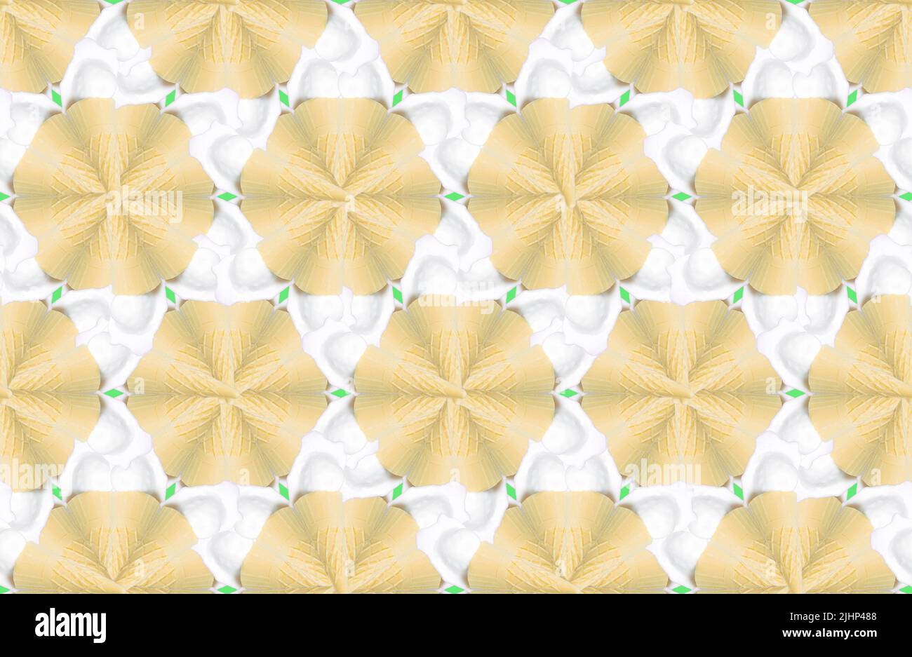 Fond kaléidoscopique crème glacée au cône gaufré sans couture. Banque D'Images