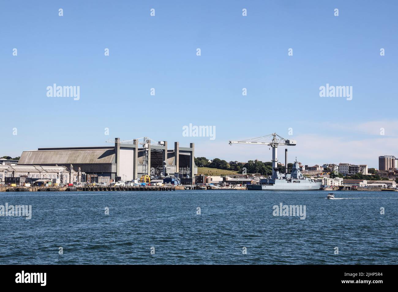 Juillet 2022 Keir Construction a annoncé une coentreprise pour la réalisation d’un projet de remise à neuf à l’installation de Devonport 10 Dock à Plymouth. Le pro Banque D'Images