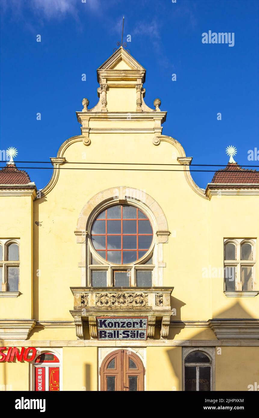 Dresde, Saxe, Allemagne: Konzert-ball-Säle, Ballhaus des éhemaligen Kurhauss in Klotzsche, ein Baudenkmal aus wilhelminischer Zeit, ursprünglic Banque D'Images