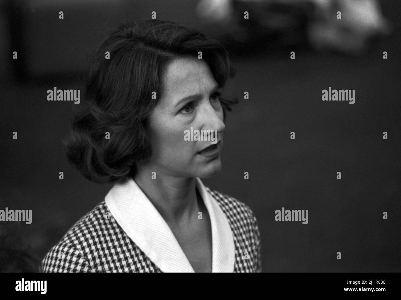 Nathalie Baye sur la série du film 'la Baule-les Pins' ('c'est la vie') réalisé par Diane Kurys en 1989 (sorti en 1990). Banque D'Images