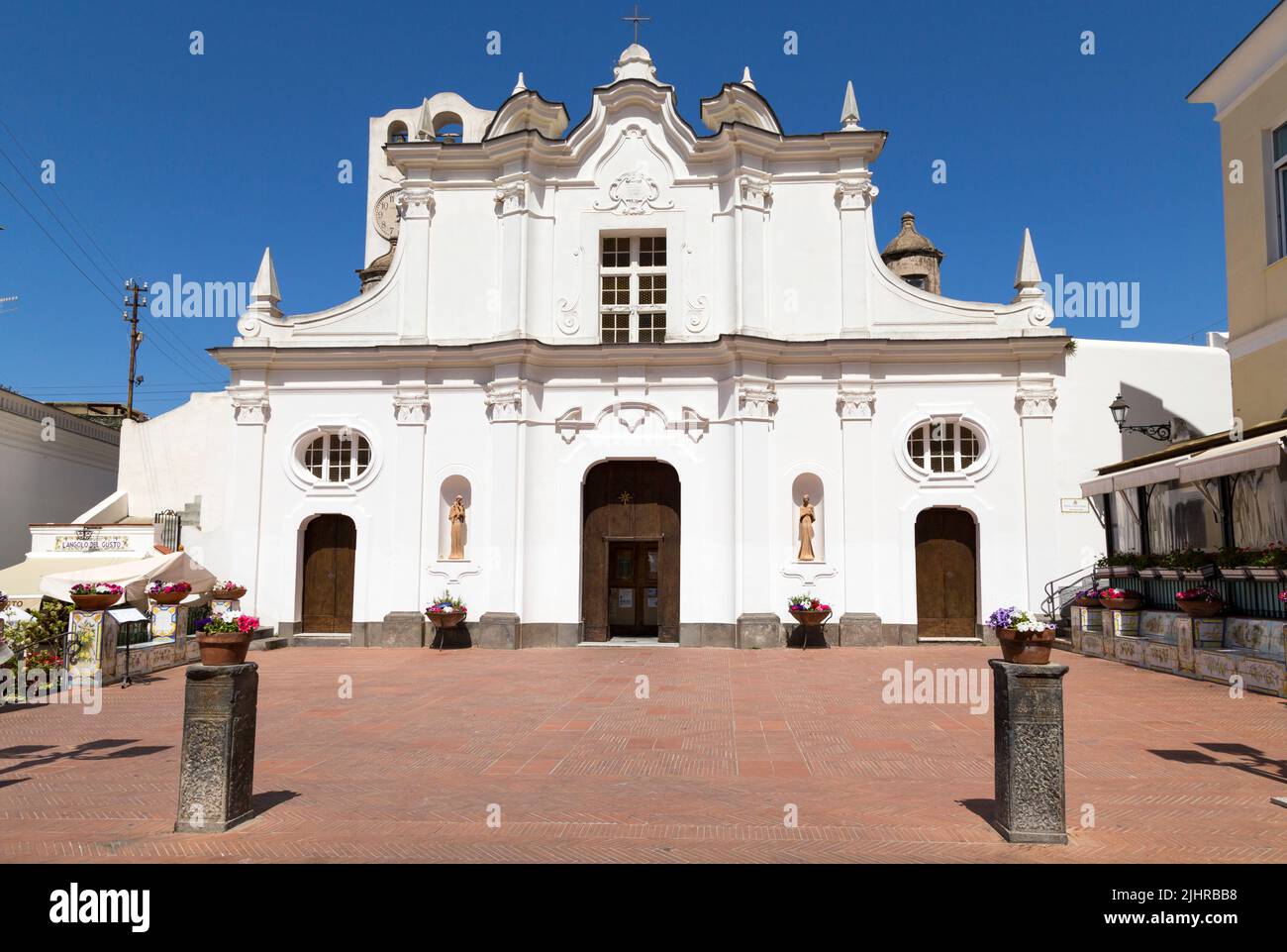 Eglise de Sainte-Sophie, Ana Capri, Ile de Capri, Italie, Europe Banque D'Images