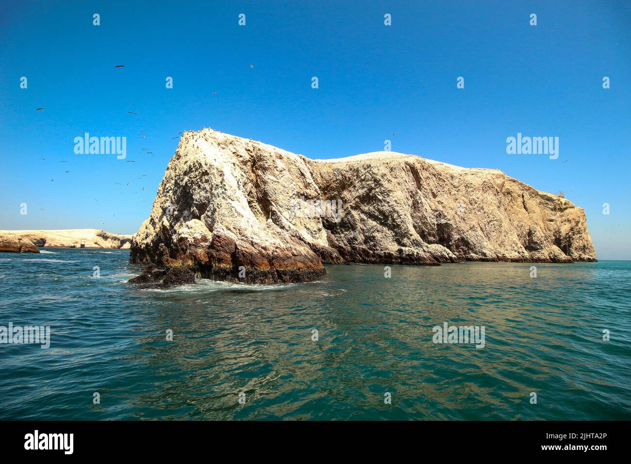 Îles Ballestas, Paracas, réserve nationale Banque D'Images