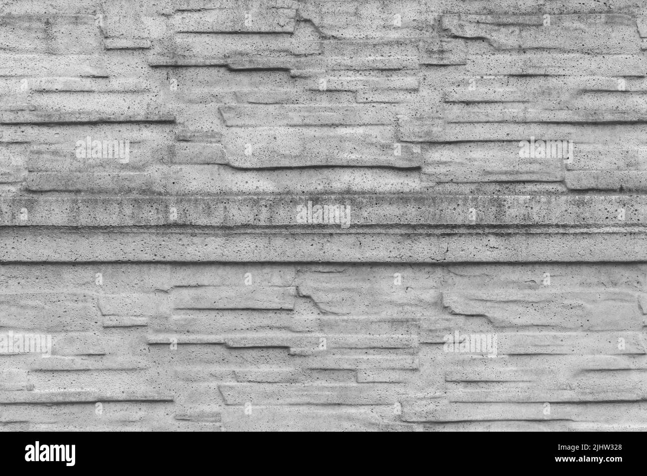 Ciment de pierre de béton ancien gris clôture de mur texture clôture d'arrière-plan. Banque D'Images