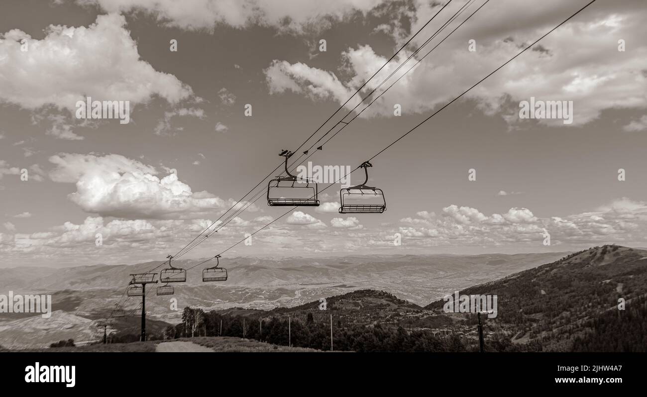 Ski Lift Banque D'Images