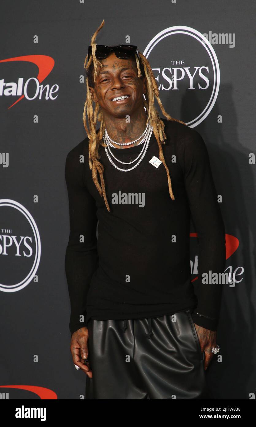Hollywood, env. 20th juillet 2022. Lil Wayne à l'ESPYS 2022 au Dolby Theatre à Hollywood, Californie sur 20 juillet 2022. Crédit : Faye Sadou/Media Punch/Alay Live News Banque D'Images