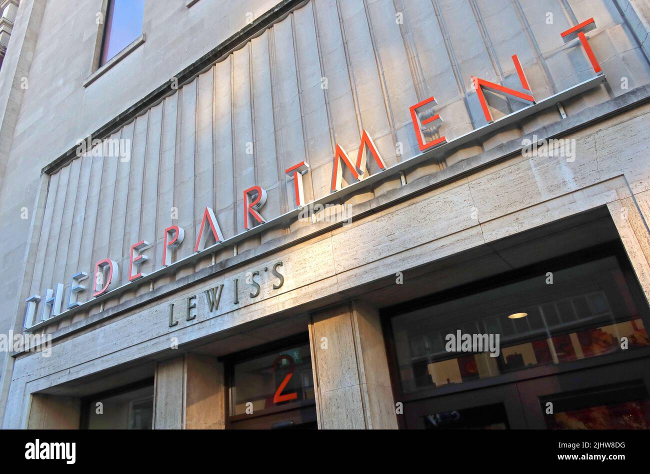 Lewiss, le légendaire magasin Lewis, Ranelagh Street, Liverpool, Merseyside, Angleterre, ROYAUME-UNI, L1 1QE Banque D'Images